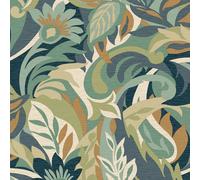 Casa Leaf Wallpaper Belgravia Green One Size
