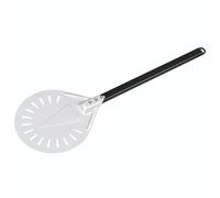 Casa Mia Turning Peel - Lightweight 9-Inch Perforated Aluminium Turning Pizza Peel with Detachable Handle