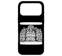 Casa Mila Barcelona Architecture Line Art Drawing Case for iPhone 17 Pro Max