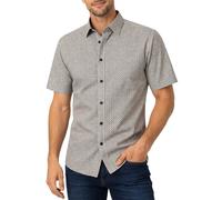 Casa Moda Casual Fit Short Sleeve Shirt Yellow/Blue