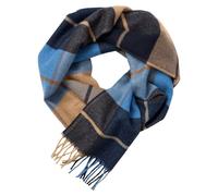 Casa Moda Wool Blend Scarf Blue/Beige