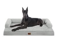 Casa Paw XXL Dog Bed with Bolster Orthopedic Dog Bed for Extra Large Dogs, Waterproof Pet Couch Beds, XL Large Pet Sofa with Removable Washable Cover