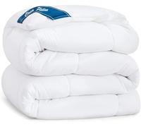 Casa Platino Double Duvet 10.5 Tog White - Coverless Duvet with Corner Tabs, Box Stitched Quilt Microfibre Comforter, All Seasons, 200 x 200 cm