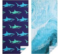 Casa Platino Extra Large Microfiber Beach Towels (2-Pack, 71"x32") - Quick-Dry, Sand-Free, Lightweight & Oversized - Double-Sided Printed Towels for Beach, Pool, Beach Essentials - Cancun