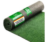 casa pura Artificial Grass Outdoor 2 x 5 m = 10 m² Artificial Grass Balcony Weatherproof - Green 10 mm Spring