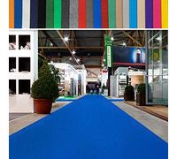 casa pura Exhibition Carpet Aisle Runner (up to 40 metres) VIP Carpet Runner, Wedding and Event Carpet Rolls, Flame-Retardant, Private and Commercial (Royal Blue, 2 m x 35 m (BxL))