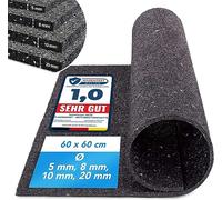 casa pura High-Efficiency Anti-Vibration Mat for Washing Machines, Speakers and Flooring, Can Be Cut to Size, Quality Product from Germany (62.5 x 1000 cm, 20 mm)