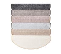 CASA PURA Indoor Stair Mats 1 pcs Self-Adhesive Non-Slip Carpet with Soft Pile Anthracite 65 x 23.5 x 1.3 cm (Sundae)