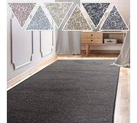 Casa Pura Sundae by the Metre - Hallway and Kitchen Rug, Polypropylene, Charcoal, 80 x 200 cm