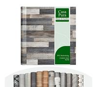casa pura Vinyl Flooring Rolls by The Metre | Wood Effect, Tile Effect, Stone Effect PVC Flooring, Cushion Lino Floor Covering for Kitchen, Bathroom, Living Room (Cuban Oak 967M, 100 x 300 cm)