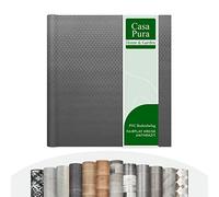 casa pura Vinyl Flooring Rolls by The Metre | Wood Effect, Tile Effect, Stone Effect PVC Flooring, Cushion Lino Floor Covering for Kitchen, Bathroom, Living Room (Fairplay Anthracite, 100 x 300 cm)