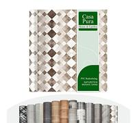 casa pura Vinyl Flooring Rolls by The Metre | Wood Effect, Tile Effect, Stone Effect PVC Flooring, Cushion Lino Floor Covering for Kitchen, Bathroom, Living Room (Toscana 2, 200 x 200 cm)