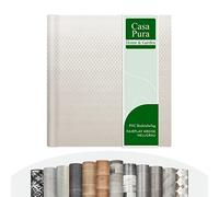 casa pura Vinyl Flooring Rolls by The Metre | Wood Effect, Tile Effect, Stone Effect PVC Flooring, Cushion Lino Floor Covering for Kitchen, Bathroom, Living Room (Fairplay Light Grey, 100 x 150 cm)