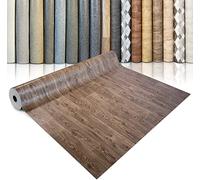 casa pura Vinyl Flooring Rolls by The Metre | Wood Effect, Tile Effect, Stone Effect PVC Flooring, Cushion Lino Floor Covering for Kitchen, Bathroom, Living Room (Albus 3, 100 x 100 cm)