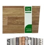 casa pura Vinyl Flooring Rolls by The Metre | Wood Effect, Tile Effect, Stone Effect PVC Flooring, Cushion Lino Floor Covering for Kitchen, Bathroom, Living Room (Westwood S02, 100 x 300 cm)