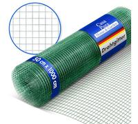 Casa Pura® wire mesh, green, four-corner mesh, aviary wire, with PVC coating, various sizes