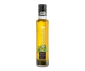 Casa Rinaldi - Food Seasoning "I Testimoni" with Extra Virgin Olive Oil and Basil, Fresh and Aromatic Flavor, 250ml Bottle
