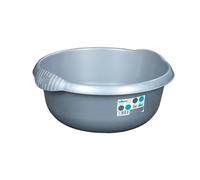 Casa Round Washing Up Bowl Silver 36cm in Grey Casa Grey