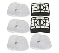 Casa Vacuums 4+2 Replacement Filter Kit for Shark Navigator Zero-M Lift-Away Speed Upright Vacuum CU530 ZU560 ZU560C ZU561 ZU562 UV650 UV725 ZD201 ZU572 ZU660. Part #'s XHEPA560 & XFFK560