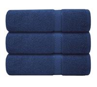 Casabella 3 Pc Bath Towel Set - 100% Cotton, Soft & Absorbent Large Bath Towels, 70x130 cm, Premium Quality Towel Set,Hotel Qualty Bathroom Towels Set, Travel Towel, Beach Towel, Bath Towels, Royal