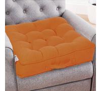 Casabella Booster Cushion Armchair Cushion Large Booster Seat Dining Chair 50X50+10Cm Thick Floor Cushion Sofa Seat Terracota