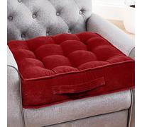 Casabella Booster Cushion-Armchair Velvet Booster Cushion Large Booster Seat Dining 10Cm