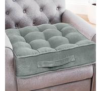 Casabella Booster Cushion-Armchair Velvet Booster Cushion Large Booster Seat Dining 10Cm