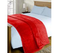 Casabella Deluxe Soft Faux Fur Mink Fleece Throw Blanket