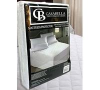 Casabella Extra Deep 4 Ft Small Double Quilted Mattress Cover 40 cm(16") Fitted Sheet Breathable Hypoallergenic Mattress Portector 4 Ft Small Double Size Mattress cover 121x190+40cm