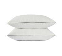 Casabella Pillows 2 Pack - Memory Foam Pillow for Neck & Shoulder Pain Relief - Ergonomic Contour Support, Cooling Breathable Cover, Hypoallergenic Bed Pillow for Side, Back & Stomach Sleepers