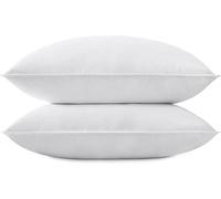 Casabella 2 Pack Duck Feather & Down Pillows 100% Cotton Shell 48x74cm