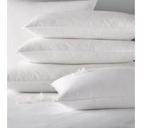 Casabella Pillows - Pillows 4 Pack - Goose Feather & Down Pillow - Prime Quality Neck Pillow, Back Support - 100% Cotton Shell, Hypoallergenic, Medium & Soft Firmness (48x74cm)