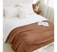 Casabella Sherpa Fleece Blanket - King Size, Beige, 200X240Cm