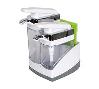 Casabella Sink Sider Duo with Sponge-White and Chrome Plating