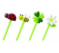 CasaBento Honey and Flower Picks, Pack of 8