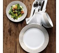 Casablanca 12 Piece Natural Dinner Set Mob | Avie