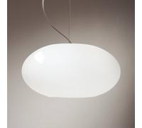 Casablanca AIH - puristic pendant light 28 cm white lustrous