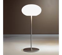 Casablanca Aih table lamp, Ø 19 cm matt white