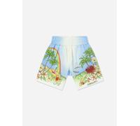 Casablanca Boys Aloha Cotton Shorts in Multicolour - Multicoloured - 11 - 12 Yrs