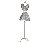Casablanca - Bust, Clothes Bust - Purley - Metal - Antique Silver - Height 155 cm, Width 41 cm