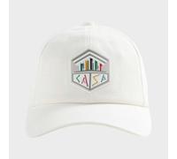 Casablanca Casa Temple Rubber Patch Cap White - One Size