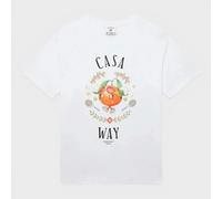 Casablanca Casa Way Orange Mascot Printed T-Shirt White - XL