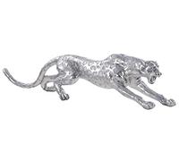 Casablanca Cheetah, Poly, Antique Silver, Height 31/Width 48 cm, Length 145 cm