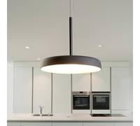 Casablanca Clavio Flat pendant, anthracite/black