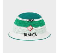 Casablanca Cotton Crochet Hat Green - S/M