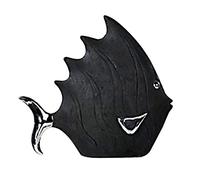 Casablanca Decorative Figure Fish Black Polyresin Height 33 cm Length 36 cm