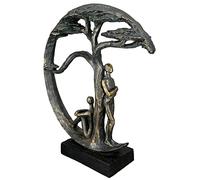 Casablanca Decorative Figure Sculpture Resin Tree Shadow with Pendant Bronze Height 32 cm