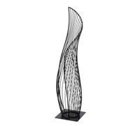 Casablanca Decorative Object The Swing Made of Metal - Matte Black - Height 57 cm x Width 14 cm - Table Decoration