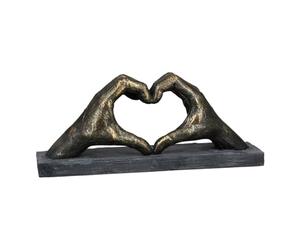 Casablanca Decorative Sculpture Heart from Hands - Love - Poly Width 36 cm