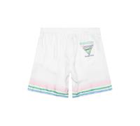 Casablanca drawstring striped shorts - White L